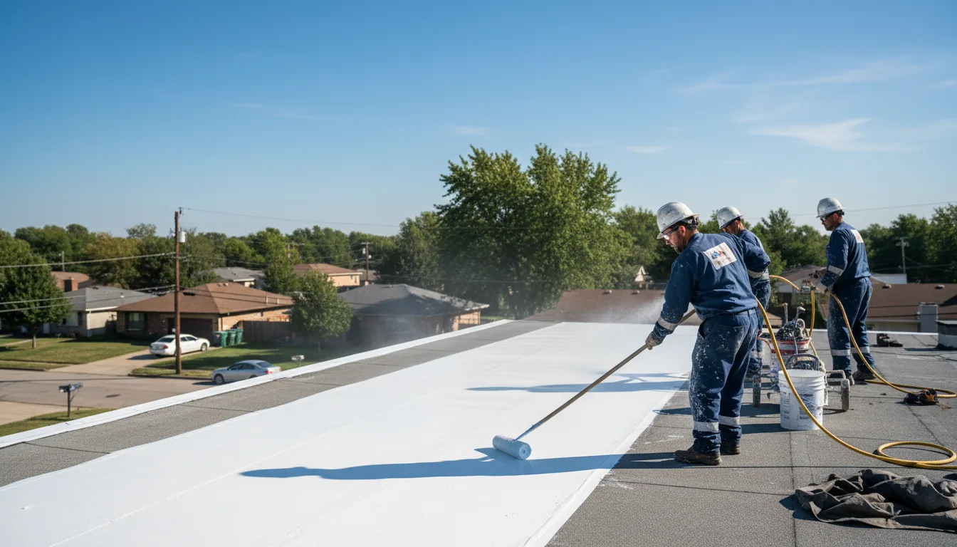 Commercial roof coating in Daisetta, TX near me